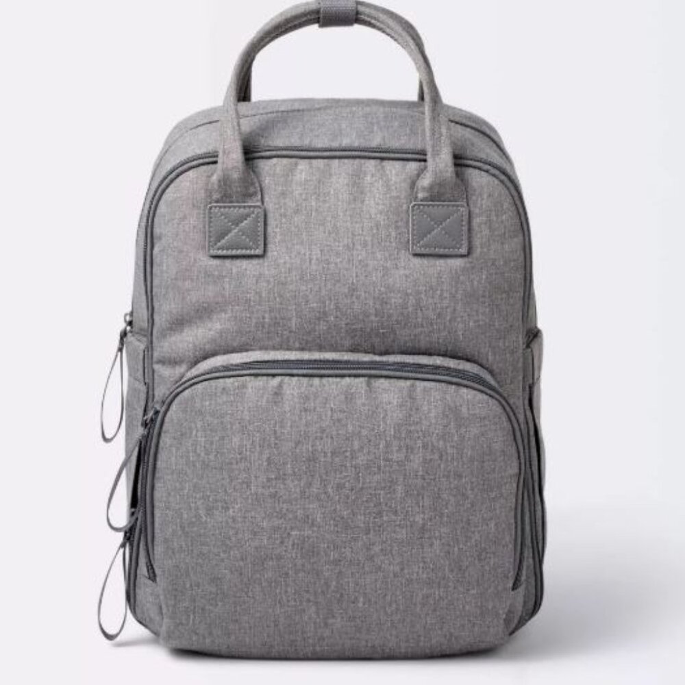 NWT Cloud Island Cargo Diaper Backpack Gray